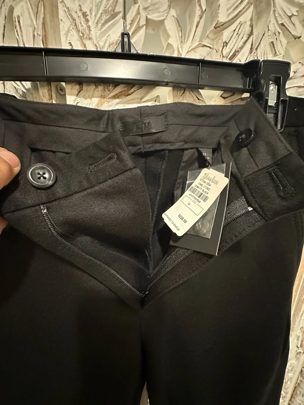 ATM Anthony Thomas Melillo Black Ponte Jogger Pants